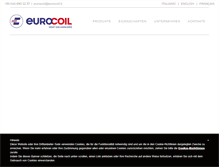 Tablet Screenshot of eurocoil.net